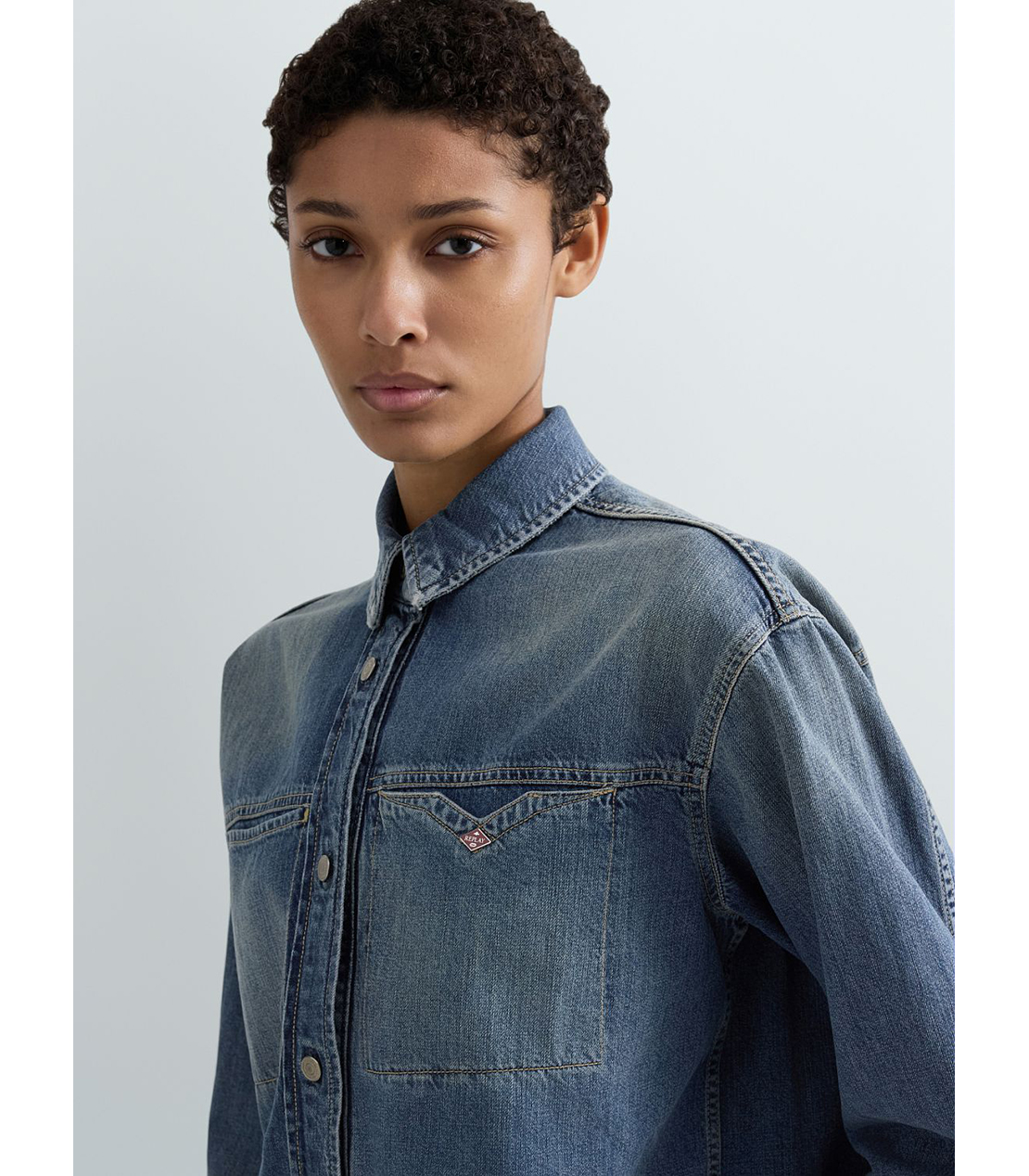 インディゴデニムシャツジャケット 詳細画像 ブルー 5